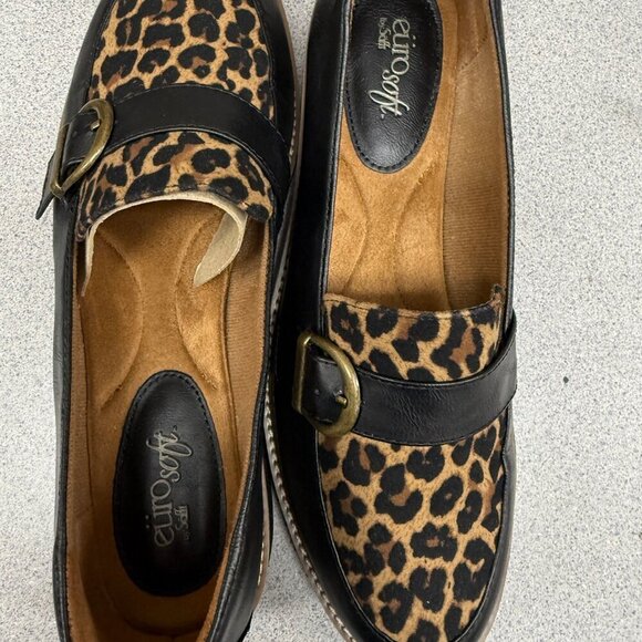 Eurosoft Animal Print Loafers size 9 1/2  - Euro 41 - Picture 4 of 5